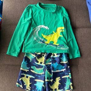 Dino Swim Trunk Set
